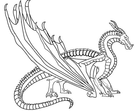 Wings Of Fire Coloring Pages Baby Skywing Coloring Pages