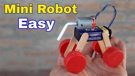 Diy How To Make Mini Robot At Home Easy Youtube