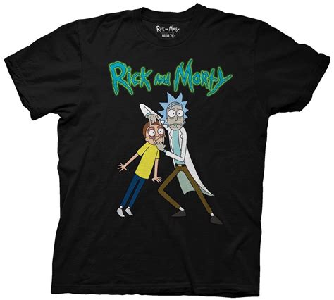 Rick And Morty Eyes Wide Open Adult Swim Funny Licensed Adult T Shirt