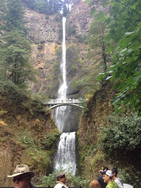 Multnomah Falls In Bridal Veil Oregon Multnomah Falls Bridal Veil