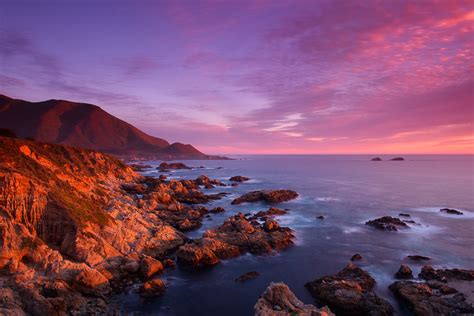 Earth Color Magic Big Sur Coast At Sunset