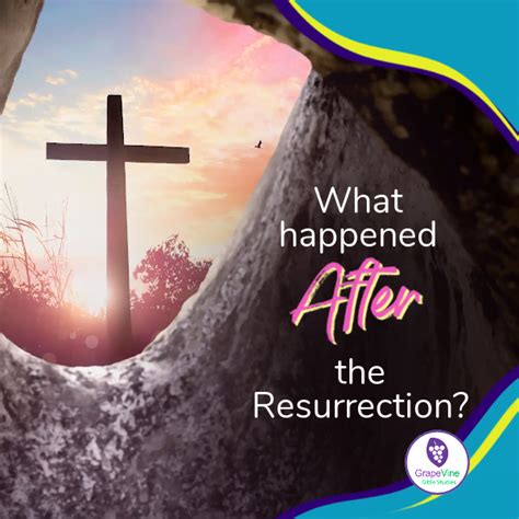 What Happened After The Resurrection Grapevine Studies