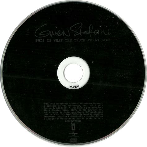 Carátula Cd De Gwen Stefani This Is What The Truth Feels Like Deluxe Edition Portada