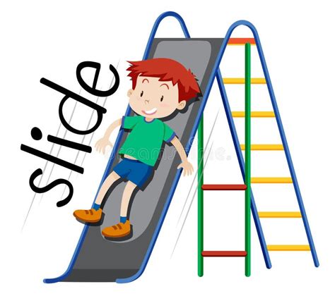Black Boy On Slide Kindergarten Playground Clipart School Sublimation