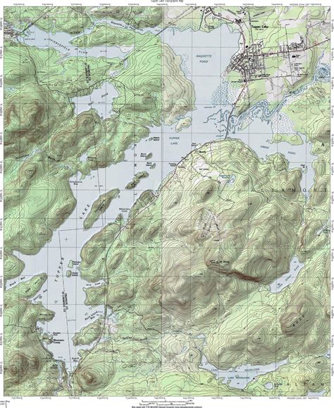 Tupper Lake Ny Map Draw A Topographic Map