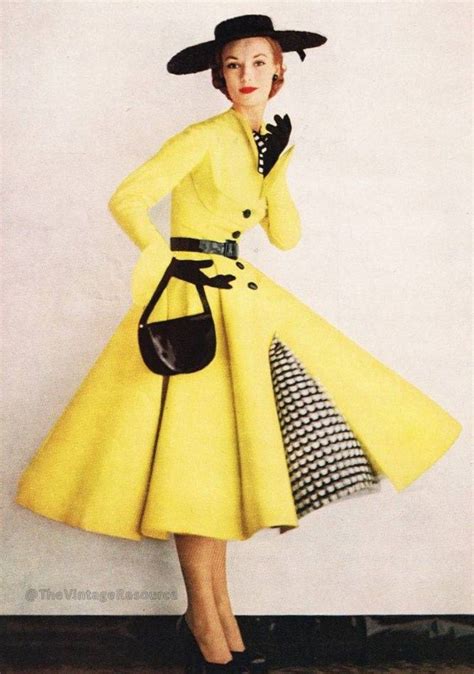 The Shapes And Lines That Defined 1950s Fashion Inspirations