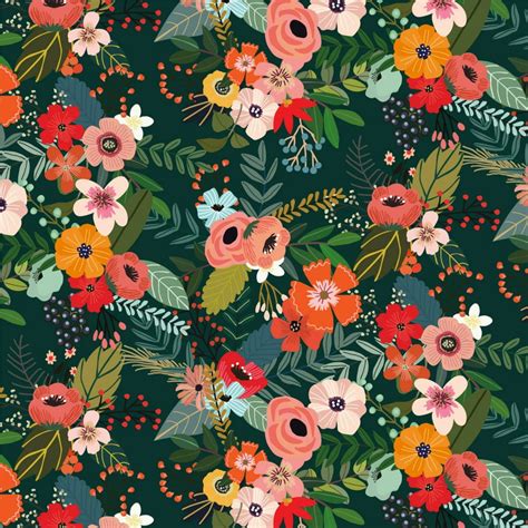Anna Floral Pattern Premium Roll T Wrap Wrapping Paper