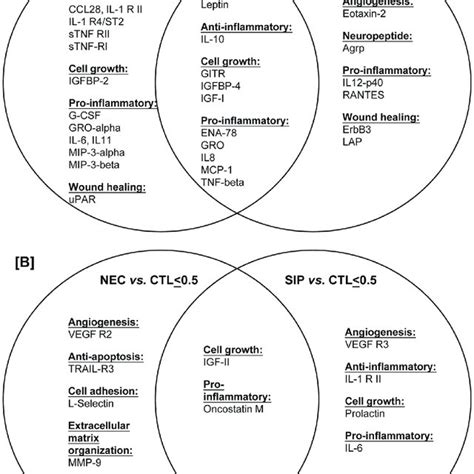 Differentially Expressed Immunoregulatory Proteins In Nec And Sip