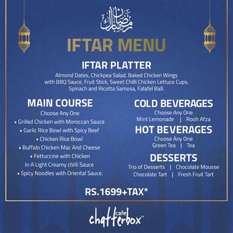 Best Places For Iftar Buffet In Karachi Menus Prices