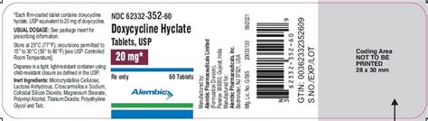 Doxycycline Hyclate Tablets Usp Rx Only