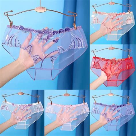 Women S Sexy Underwear See Through Lingerie Mesh Briefs Lace Panties