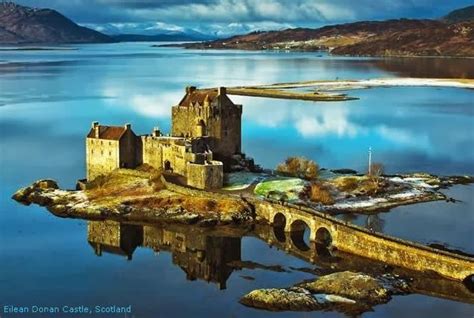 Eilean Donan Castle Loch Duich Dornie Scotland Scotland Castles