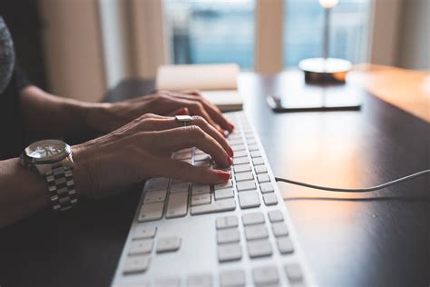 This includes understanding your computer keyboard layout and its functions.keyboarding is a skill which is required whenever you need to type. Woman Typing on Computer Keyboard Free Stock Photo - ISO ...