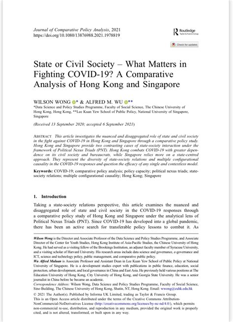 The Chinese University Of Hong Kong Data Science And Policy Studies