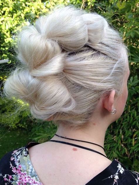 Bubble Mohawk Updo Up Hairstyles Mohawk Updo Hair Styles