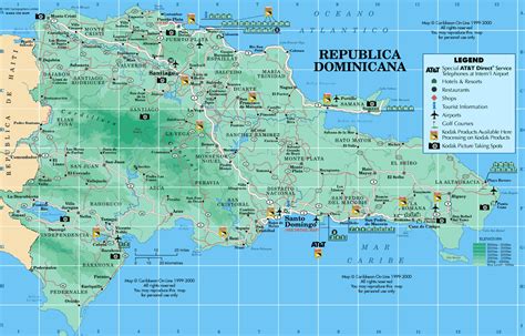 Playas Del Caribe Mapas De La República Dominicana