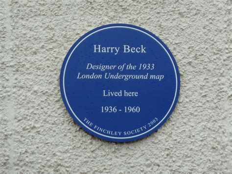 Harry Beck Blue Plaque Harry Beck Designer Of The 1933 Lon Flickr