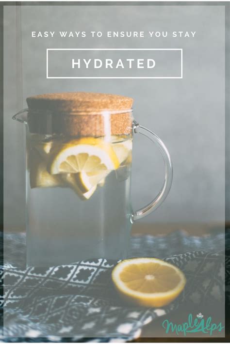 Easy And Creative Ways To Stay Hydrated — Maple Alps Stay Hydrated