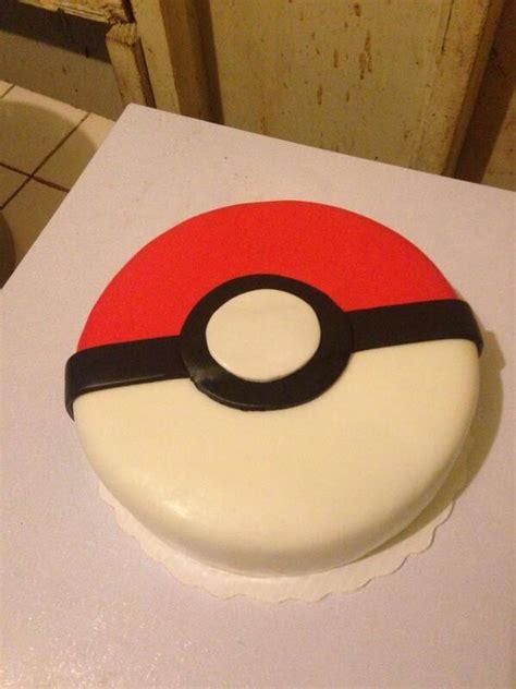 Pokemon Ball Cake Just Cakes Cake Pokemon Ball