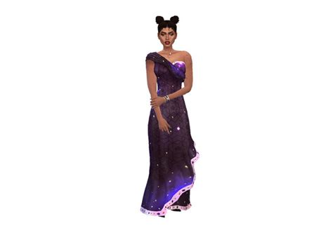 The Sims Resource Galaxy Glimmer Dress