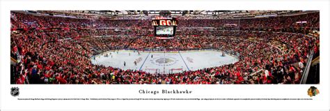 Chicago Blackhawks Arena Panoramicnhlblack3 4th And Goal Your