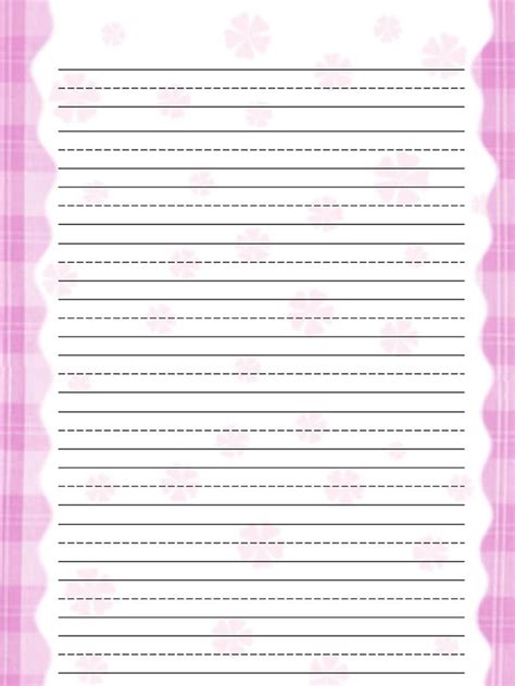 Free Printable Notebook Paper College Wide Ruled Inside Lined