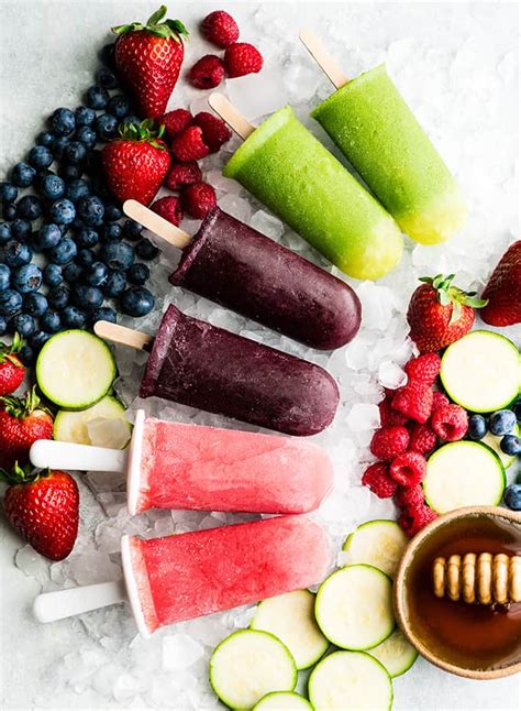 Healthy Homemade Fruit Popsicles Joyfoodsunshine