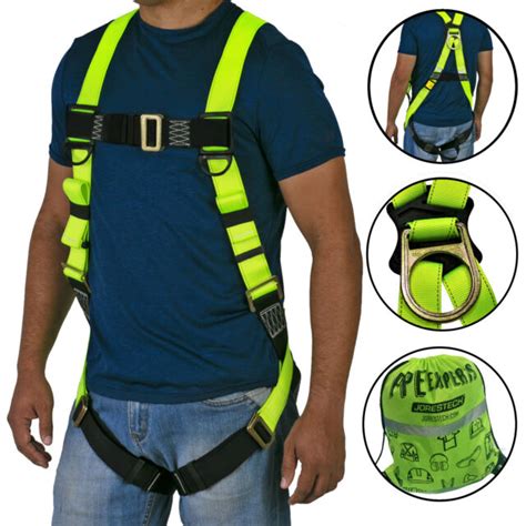 Madaco Tuff Belt Fall Protection Full Body Safety Harness Size L6ft H