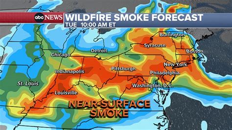 Mabel Walters Trending Canada Wildfires Smoke Map