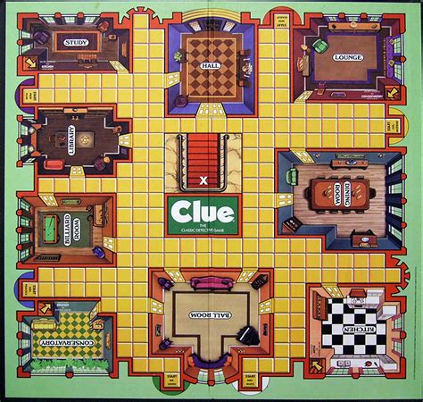 Clue Game Board 1986 And 1992 By Jdwinkerman On Deviantart