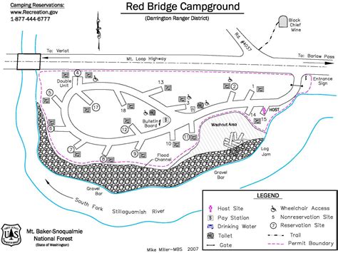Red Bridge Campground Park Map Pa Printable Free Printable Templates
