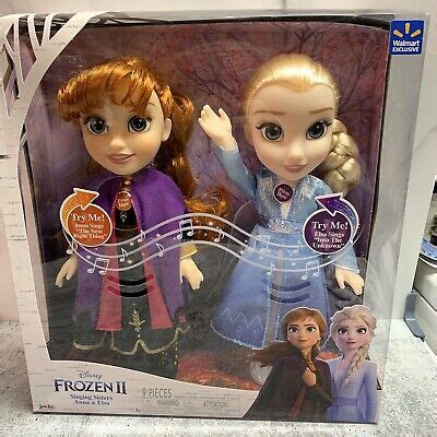 Disney Frozen Elsa And Anna Singing Sisters Interactive Doll Set Ebay