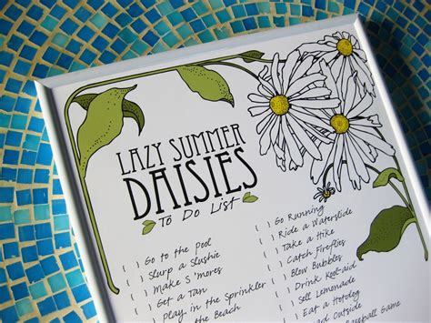 Lazy Daisies Lazy Daisies Summer To Do List Ww Flickr