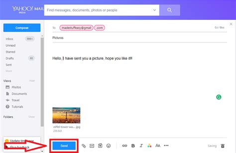 How Do I Attach A Photo To An Email On Yahoo Mail Made Stuff Easy