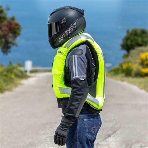 Airbag Da Motocicleta Equipamento De Proteção Do Motociclista Como