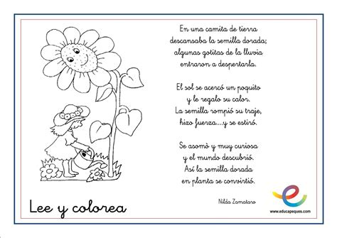 Cortos Poemas De 3 Estrofas Para Niños De Primaria Versos Para Ninos