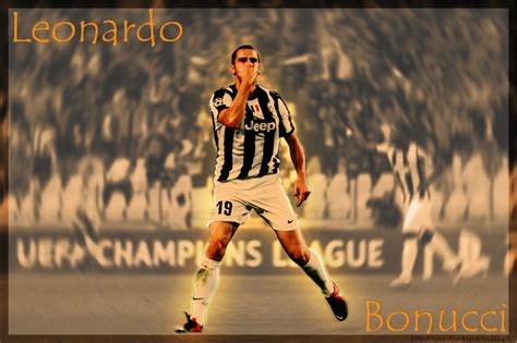 Poster of former juventus player leonardo bonucci who plays for ac milan and italian national football team. Wallpaper: Leonardo Bonucci | Juve-Sport News