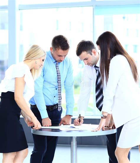 Business Meeting Manager Discussing Stock Image Image Of