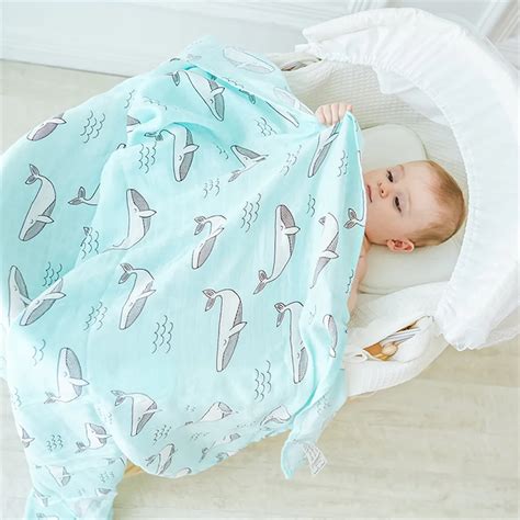 Baby Swaddle Blanket Cotton Muslin 100 Cotton Blankets Infant Newborn