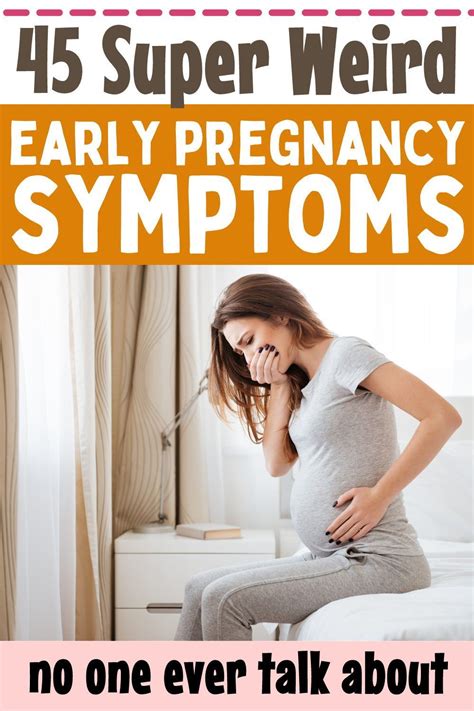 45 Strange Early Pregnancy Symptoms With Stories From Real Moms Artofit