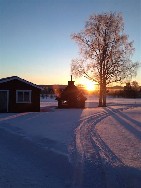 A Beautiful Sunrise In Lapland Med Bilder