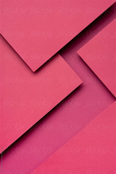 Dark Pink Paper Material Design Background By Stocksy Contributor