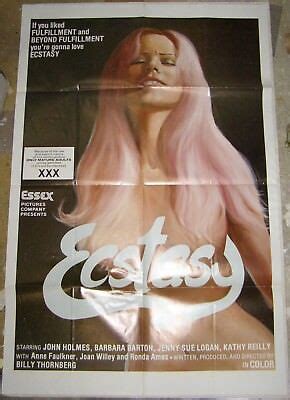 ECSTASY One Sheet Movie Poster John Holmes X Rated EBay