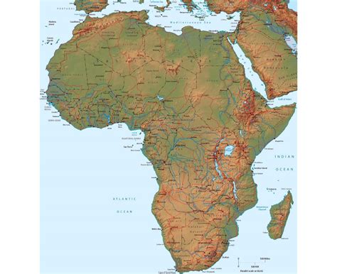 Mapas De África Y Países Africanos Colección De Mapas De África