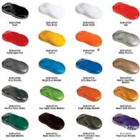 Color Palette Paint Color Chart Spray Paint Colors