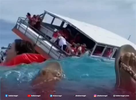 Video Viral Kapal Turis Tenggelam Di Bali Polda Tegaskan Itu Bukan Di Bali