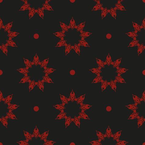 Chinese Black And Red Abstract Seamless Vector Background Wallpaper In