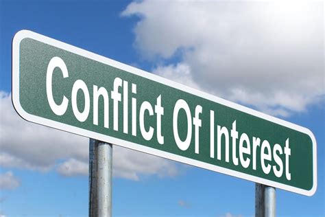 Conflict of Interest - Free of Charge Creative Commons Green Highway sign image
