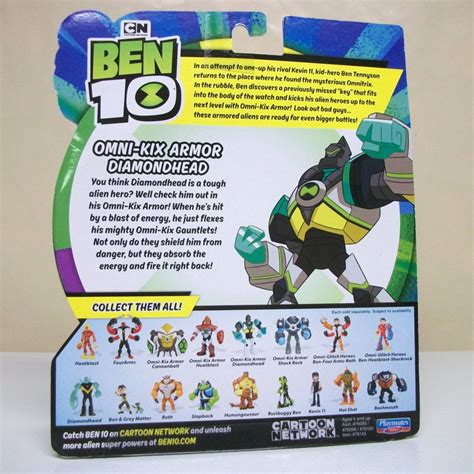 Diamondhead Ben 10 Omni Kix Armor Figure Diamond Head Cartoon Network 5