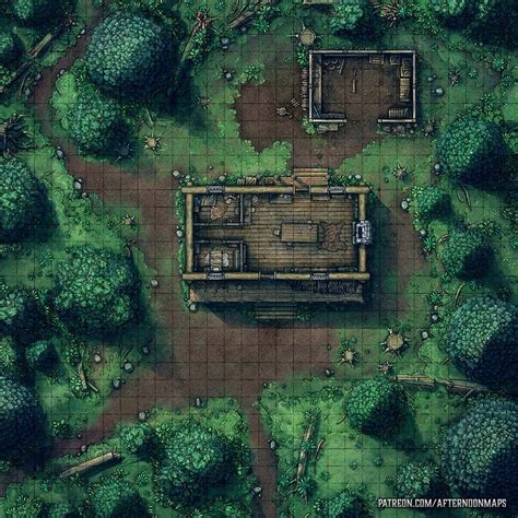 Hunter S Cabin Battle Map Launch Afternoon Maps On Patreon